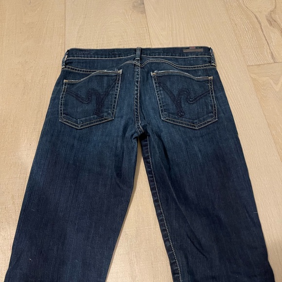 Citizens of Humanity Dark Wash Straight Leg Jeans - Picture 12 of 13